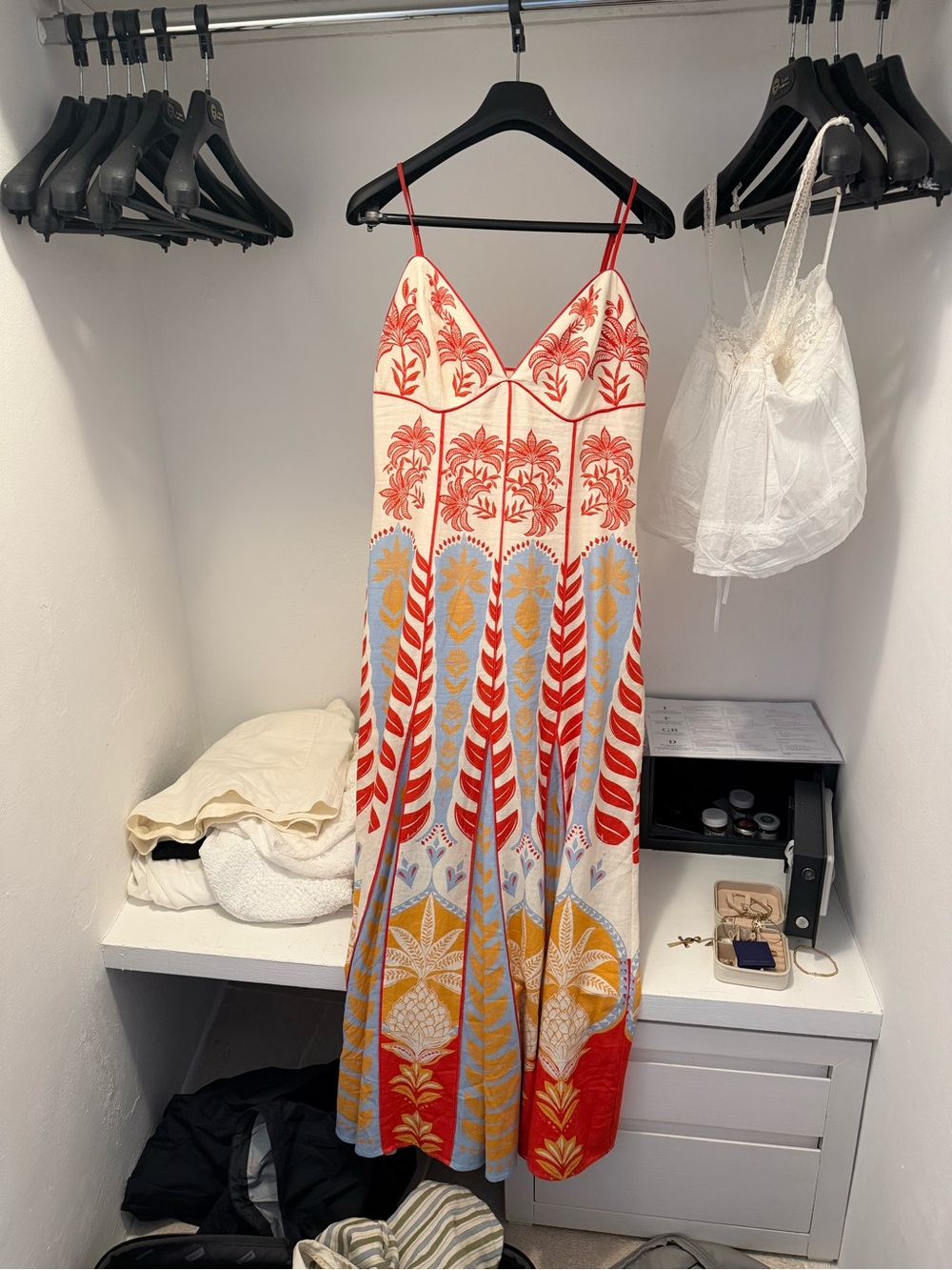 Anthropologie x Farm Rio Sleeveless V-Neck A-line maxi dress - Picture 3 of 6